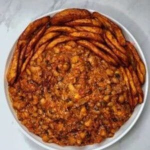 Beans and Plantain (Plate)