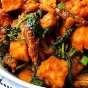 Porridge Yam with Fish